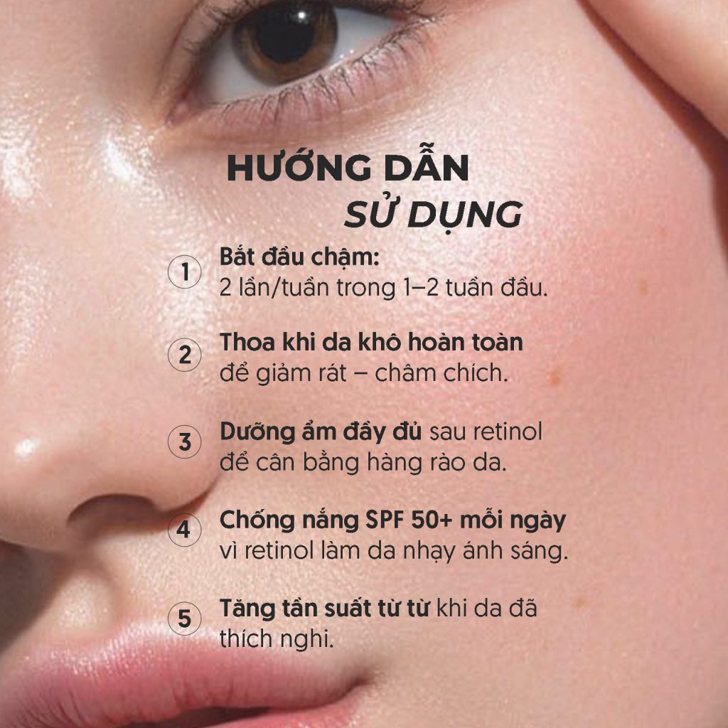 DÙNG RETINOL ĐÚNG CÁCH